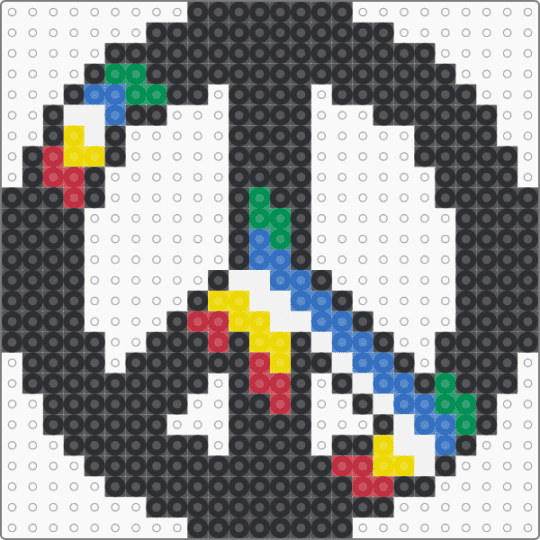 Disability Pride Peace - black,blue,red