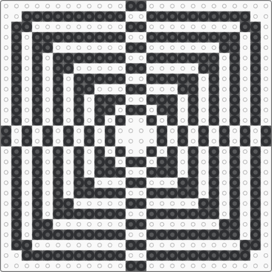 Geometric Pattern Template - black