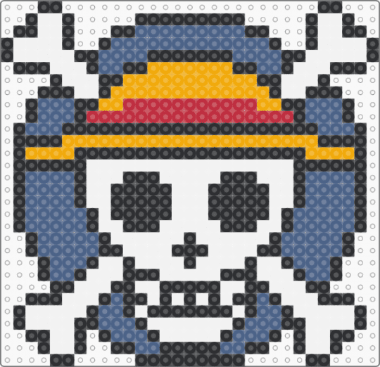 Straw Hats' Jolly Roger - blue