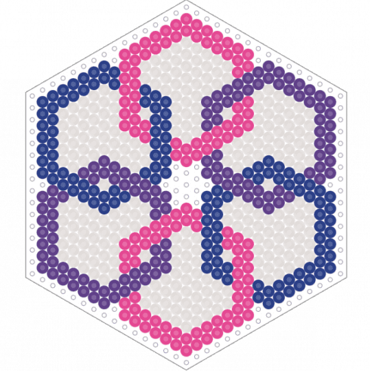 Bi Pride Cube Weave - beige