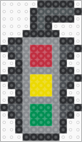 Traffic Light Icon - gray