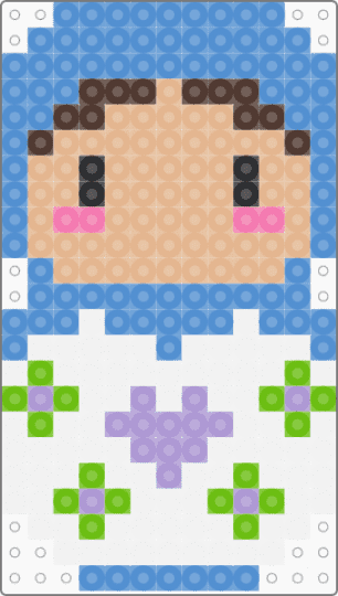 Russian Doll II - beige, light blue