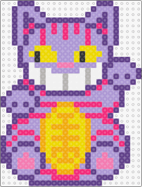 Cheshire Maneki Neko - maneki neko,cheshire,cat,luck,alice in wonderland,mashup,gold,purple