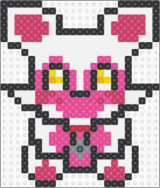 FNAF Mini Funtime Foxy - foxy,funtime,fnaf,five nights at freddys,video game,cute,horror,teddy,white,pink