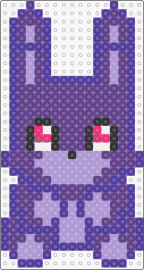 FNAF Mini Bonnie - bonnie,fnaf,five nights at freddys,video game,teddy,cute,character,horror,purple