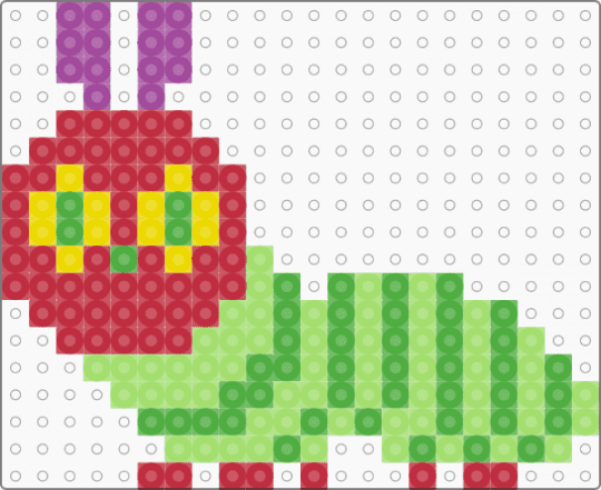 The Very Hungry Caterpillar - red,green