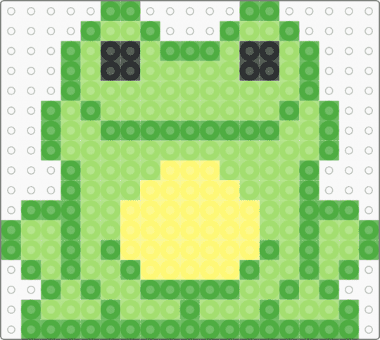 Green Frog Charm (2) - green