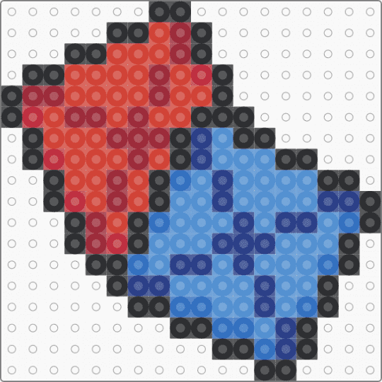 Ddakji - red,light blue