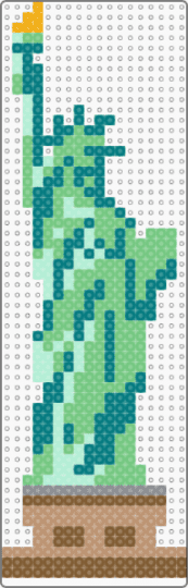 Statue of Liberty - teal