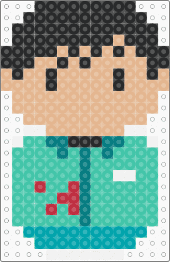 Cho Sang-woo (Player 218) - beige,teal