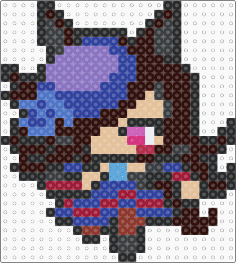 Rice shower patterns - brown,purple,blue