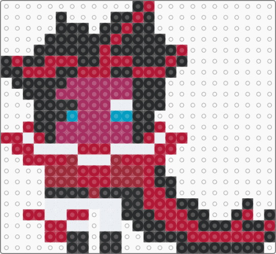 Red velvet cookie pattern - red