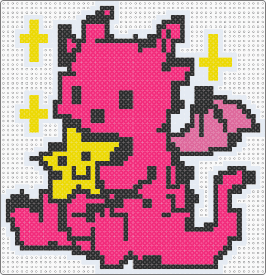 Wish dragon - pink
