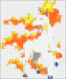 Rapidash pokemon - rapidash,pokemon,fiery,horse,majestic,white,orange,gallop,flames,mythical