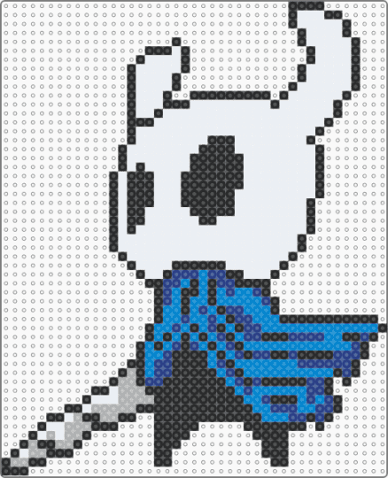 Hollow Knight - white,blue