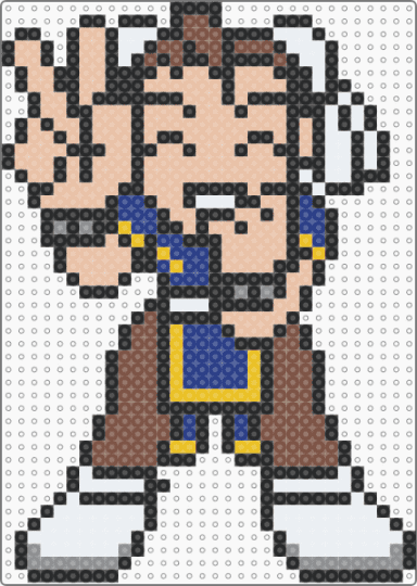 CHUN LI SF - chun li,street fighter,fighting game,capcom,video game,gaming,black,tan,beige
