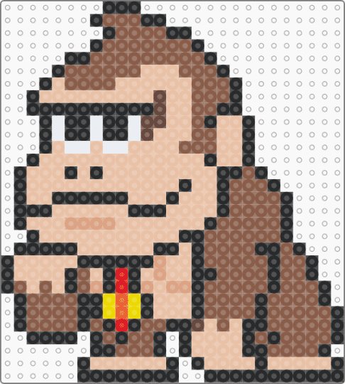 Donkey Kong - beige, tan