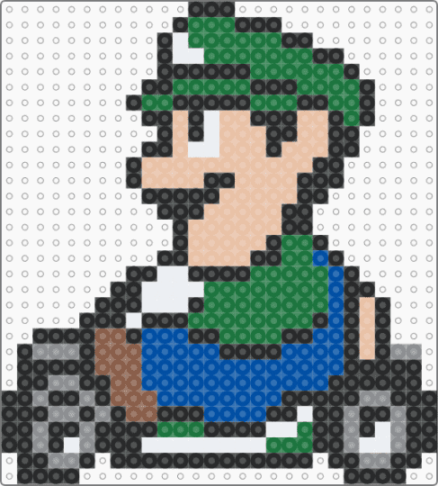 LUIGI MK - beige, black, blue, green
