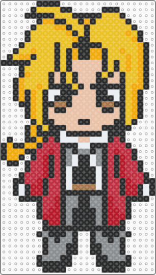 Edward elric FMAB - black,red,beige,yellow