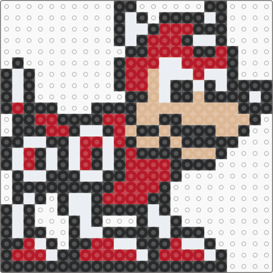 Rush 3 mega man - black,beige,red