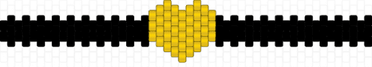 Deltarune: Susie's Belt - black,yellow