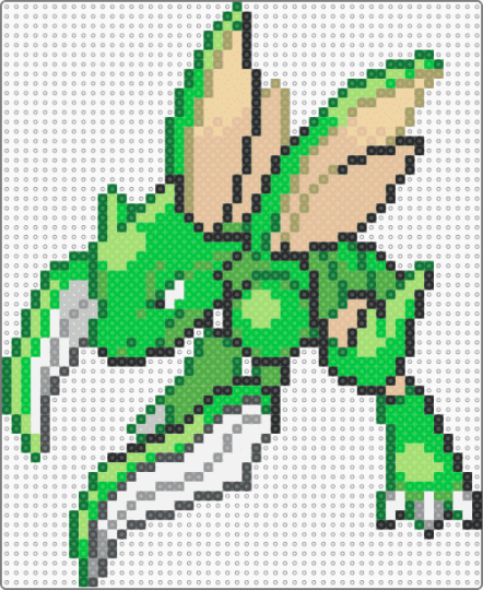 Scyther Gen 5 - green,beige,pokemon,scyther,gen 5