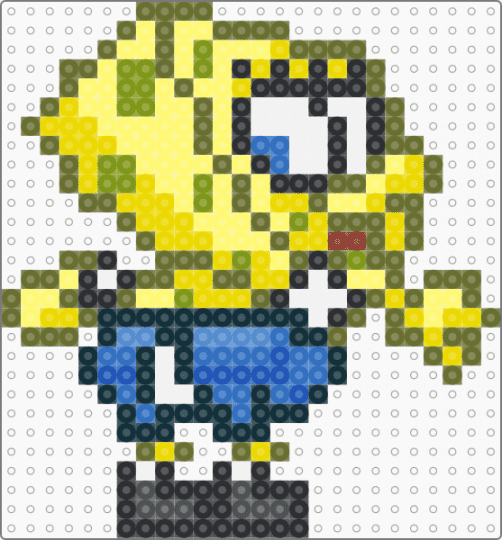 SpongeBob Ripped Pants - gold,yellow,spongebob,ripped,pants,beach