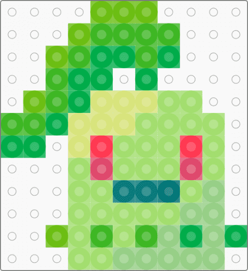 Chikorita 11x12 - green
