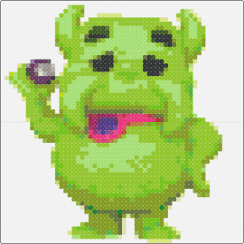 Plumpy - plumpy,candy land,monster,fuzzy,game,character,joyful,whimsical,green