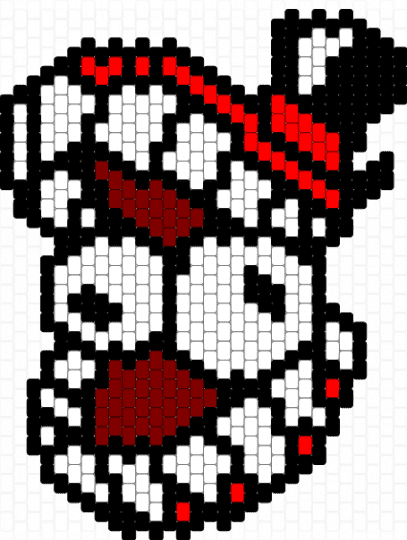 caine censor - white,red,brown,tadc,the amazing digital circus,caine,caine tadc