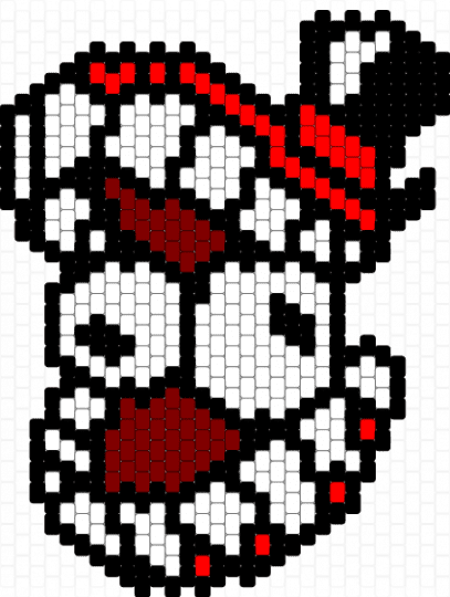 caine censor - white,red,brown,tadc,the amazing digital circus,caine,caine tadc