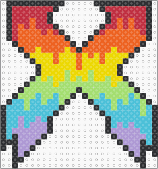 Excision rainbow - orange,yellow,green,light blue