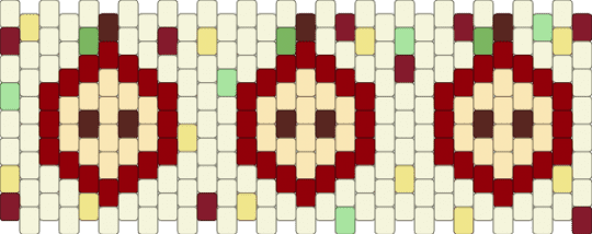 Apple core 🍎🍏 - beige, red, white