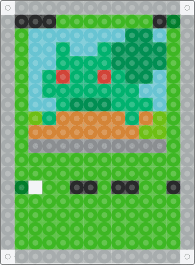 (001) - gray,green,cute,pokemon,grass,silly