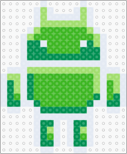 Bugdroid android - green,white