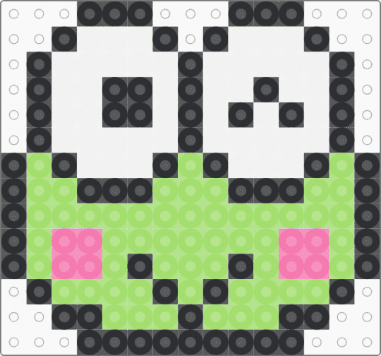 hello kitty frog - green
