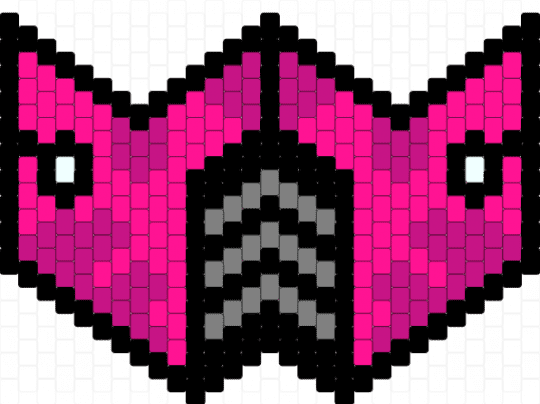 Pink and black mask ^^ - pink