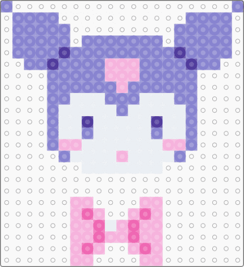 kuromi - blue,kuromi,bow,cute,kawaii,sanrio