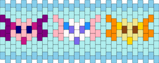 Axolotl Cuff - pink,light blue,axolotl,cuff,minecraft