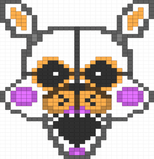 Lolbit (simplified) - gray,orange,fnaf,lolbit,lolbit fnaf,sister location,five nights at freddys,fnaf sl