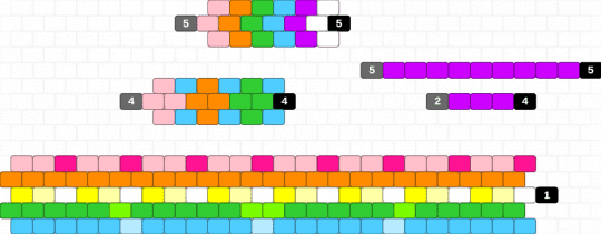 glove thing - orange,pink,green,light blue