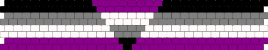Aegosexual cuff - pink,gray,pride,aego,aegosexual,asexual,ace