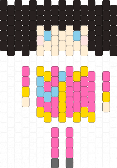 Billy Shears Ringo Starr!! (remix) - beige, black, cute, doll, drum, music, pink, ringo, the beatles, yellow