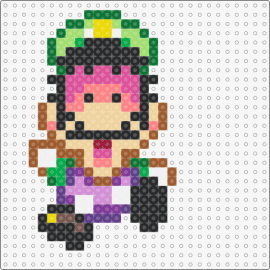Super Mario World Death Luigi (SuperMarioMaker2) - luigi,mario,nintendo,death,surprise,shocked,gaming,character,iconic,expression,pink,green