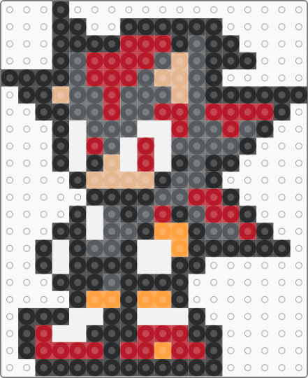Shadow Small/Simple - black,red,gray
