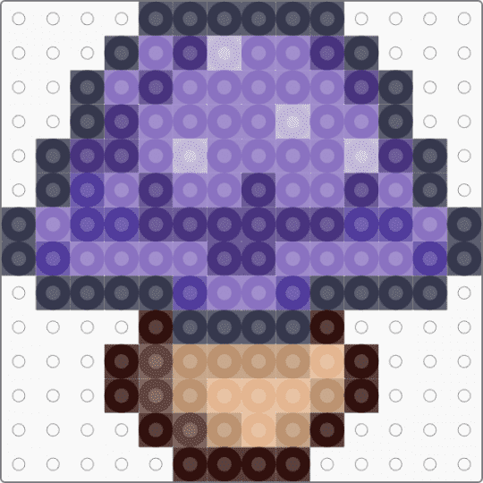🌱Stardew Valley [Purple Mushroom] - purple,blue,stardew valley,games,mushroom