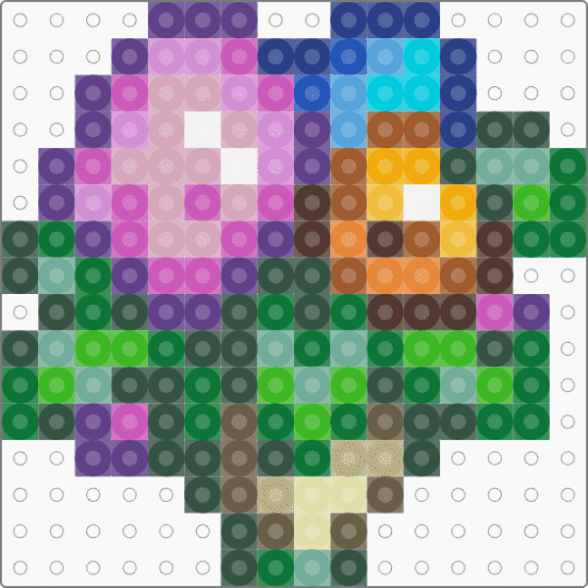 🌱Stardew Valley [Bouquet] - colorful, games, green, pink, stardew valley, tan