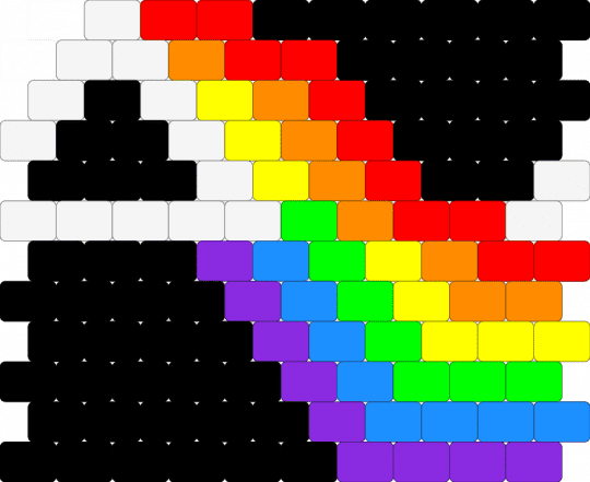 Pink Floyd - black,orange,light blue,colorful