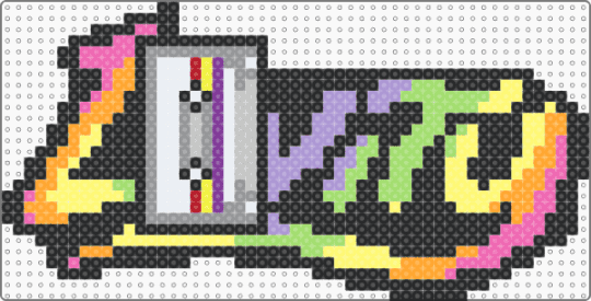 LevitapeB - levity,tape b,black,pink,green,gray,colorful