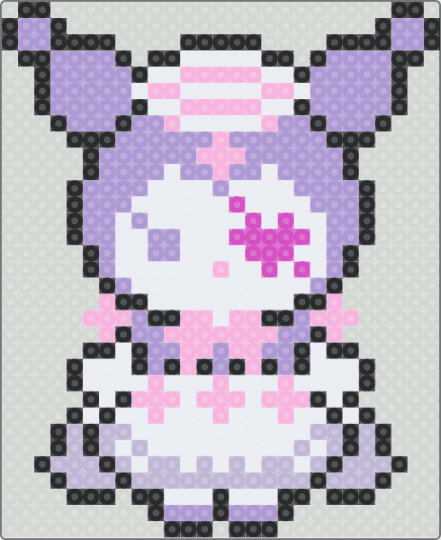 Kuromi - pink,white